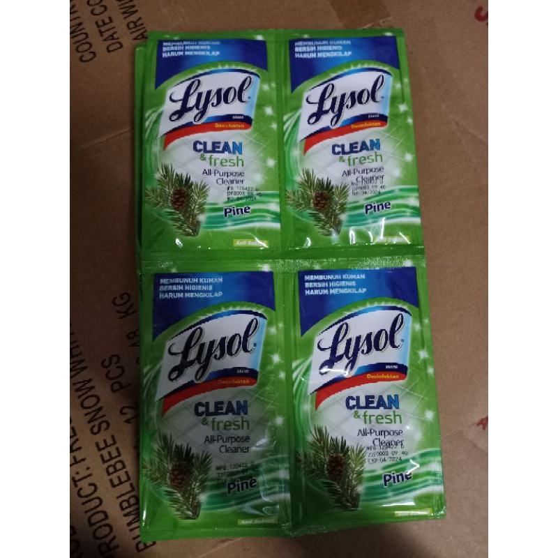 Lysol pembersih lantai 25ml x 12 pics