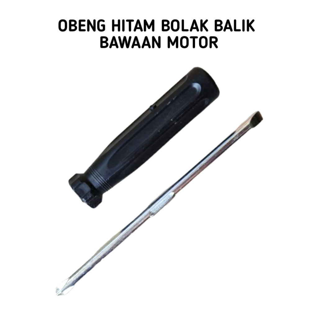 Obeng Bolak Balik Plus Minus Bawaan Motor