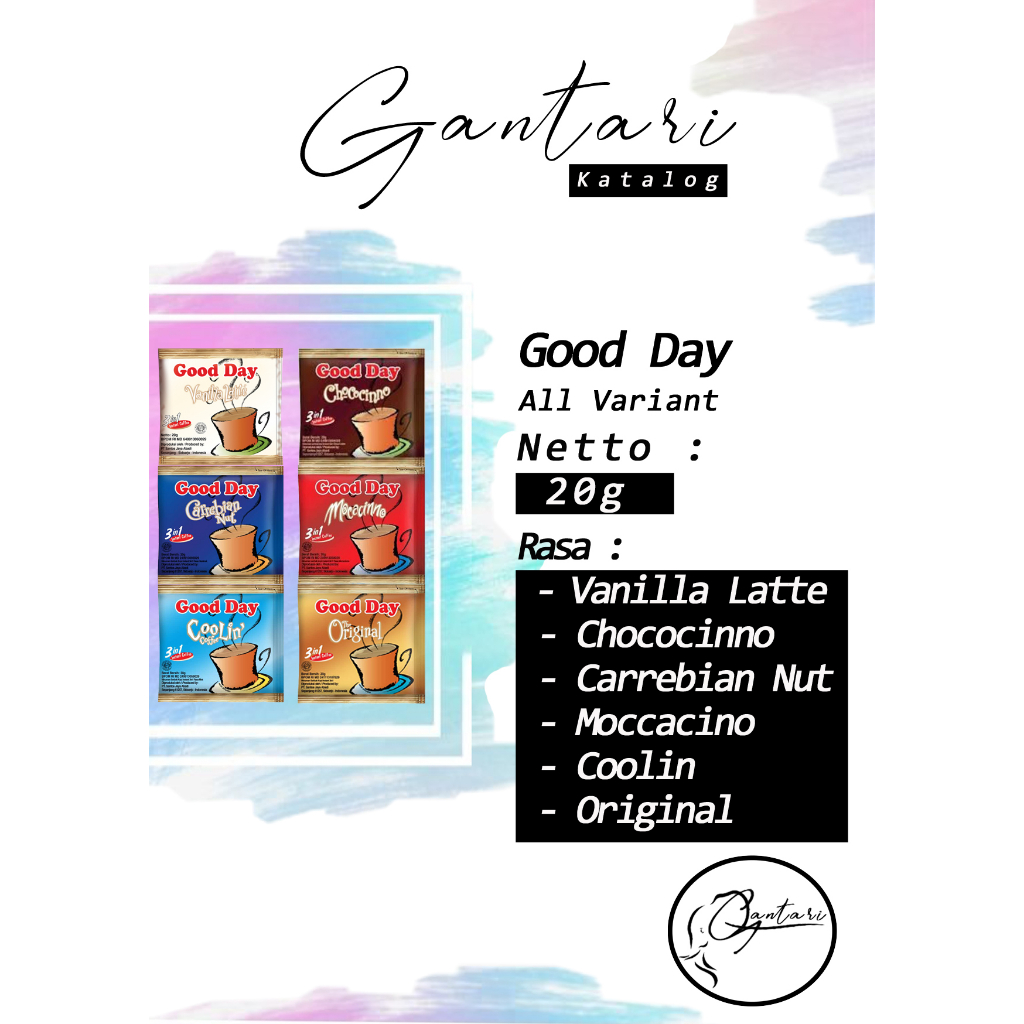

Good Day Carrebian Nut 20 g isi 10 Sachet/Pack