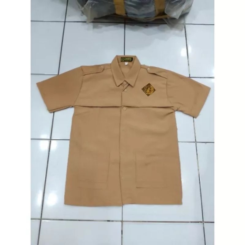 baju  pramuka wanita lengan pendek / baju pramuka cewe lengan pendek SD-SMP-SMA Lengan pendek / baju