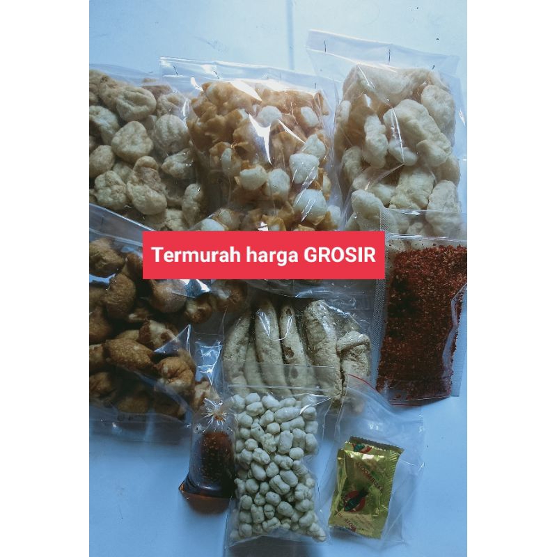 

paket cuanki toping baso Aci termurah/