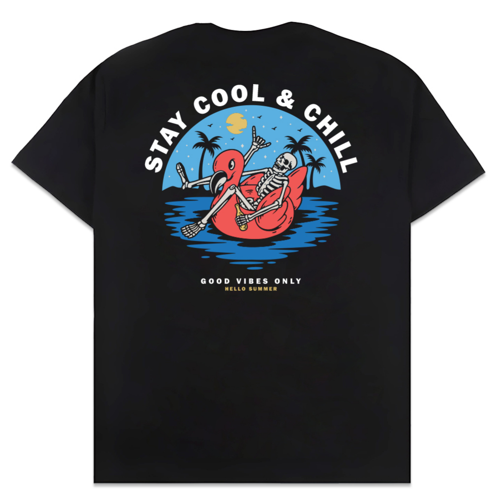Kaos Infinity Project - STAY COOL & CHIIL | Kaos Distro S - 3XL