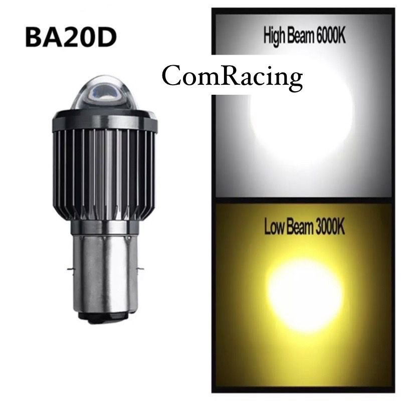 LAMPU UTAMA LED LASER / LAMPU DEPAN BA20D PNP SUZUKI THUNDER DAN VESPA OLD