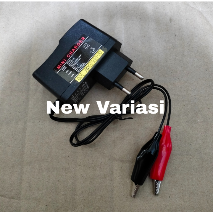 MINI CHARGER / CHARGER AKI/CASAN AKI MOTOR 12 VOLT UNIVERSAL