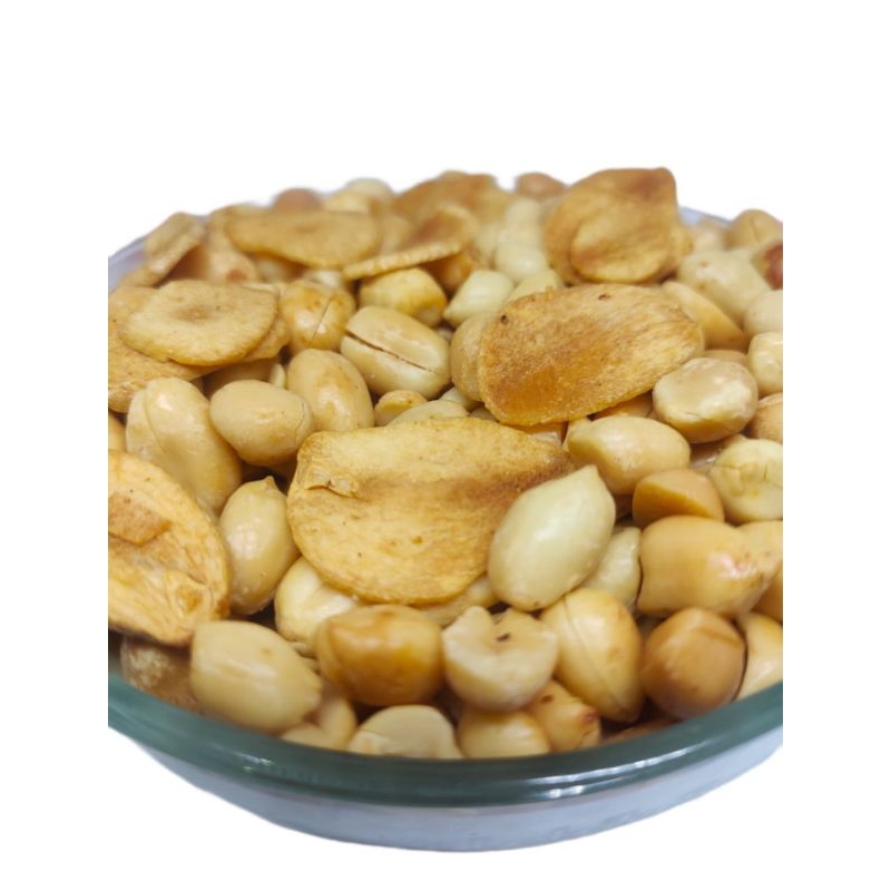 

Kacang goreng rasa bawang 250 gram spesial original