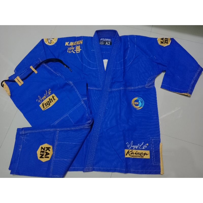 kaizen Gi kanvas katun / pemula / dogi / baju beladiri