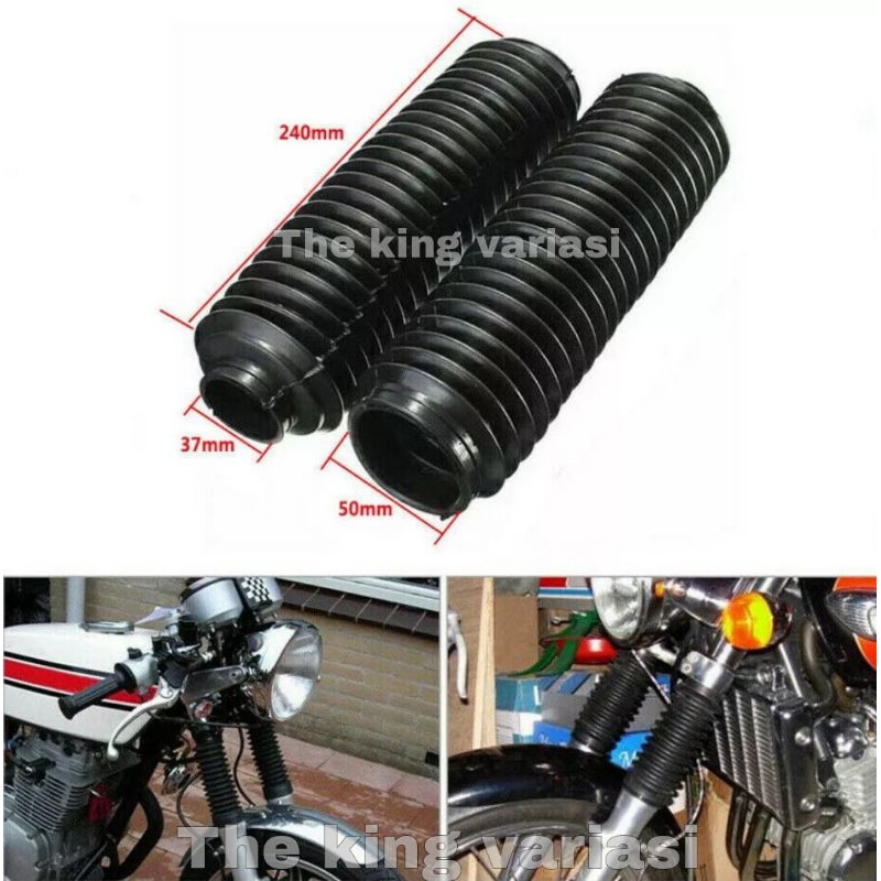 KARET SHOCK DEPAN/PENUTUP SHOCK DEPAN/COVER KARET SHOCK DEPAN/KARET SHOCK KLX,RX KING,VIXION,CB, DLL