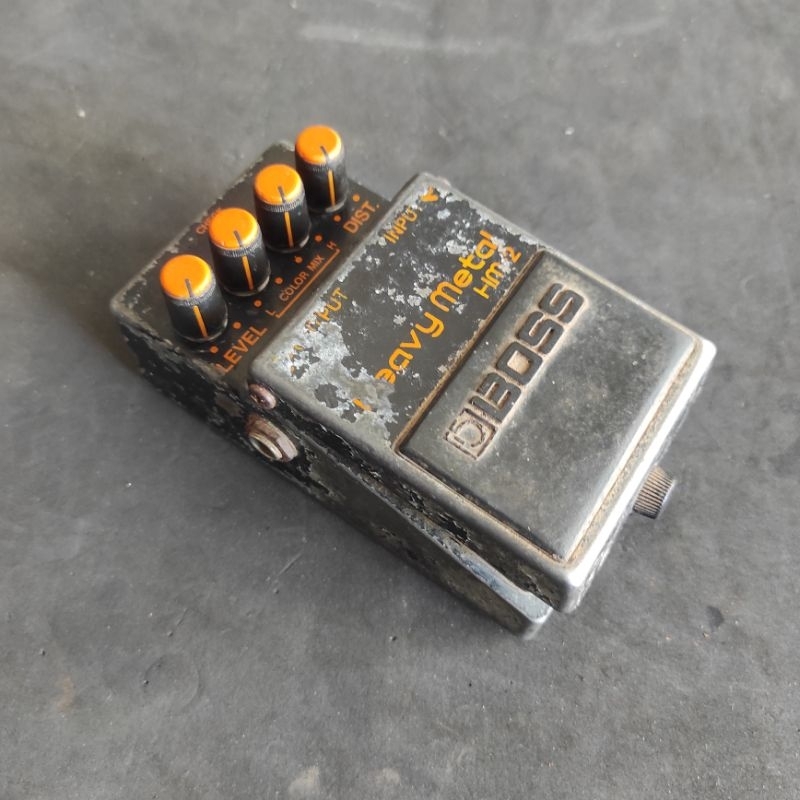 Boss HM 2 Heavy Metal, Efek Gitar, langka, Fuzz, Overdrive, Metal Zone, MT 2