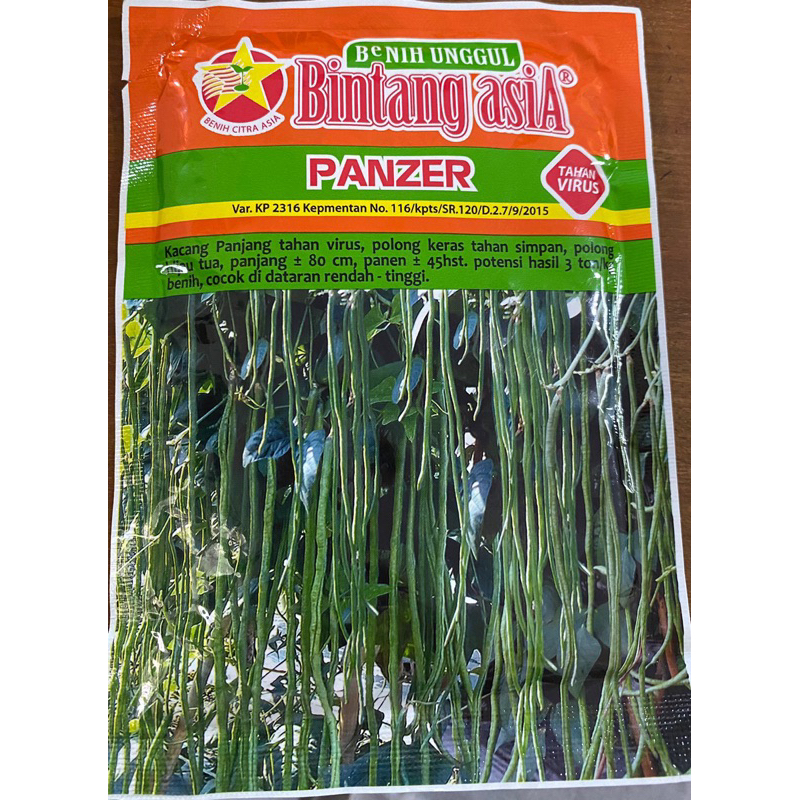 Benih kacang panjang PANZER 100 gr BINTANG ASIA