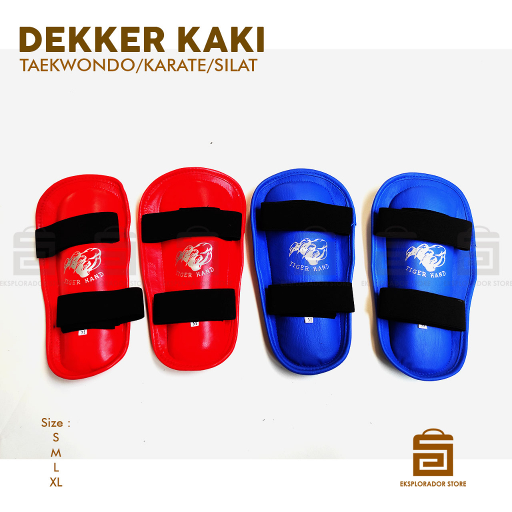 Dekker Kaki Taekwondo /Deker Kaki Silat /Dekker Kaki Karate / Pelindung Kaki