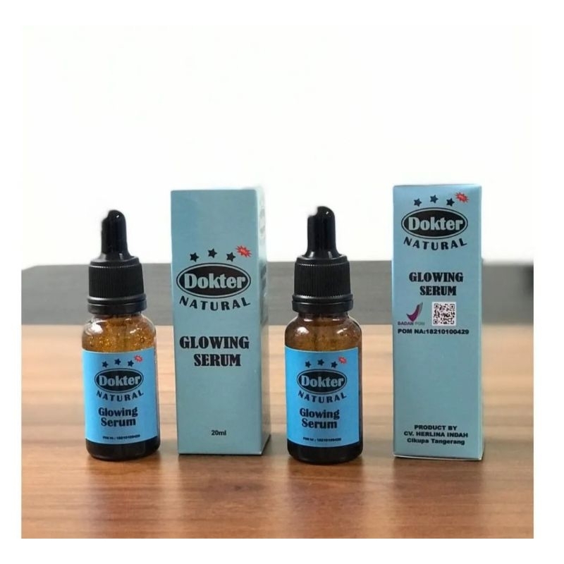 Serum Dr Natural Asli Biru//Dokter Natural Glowing Serum