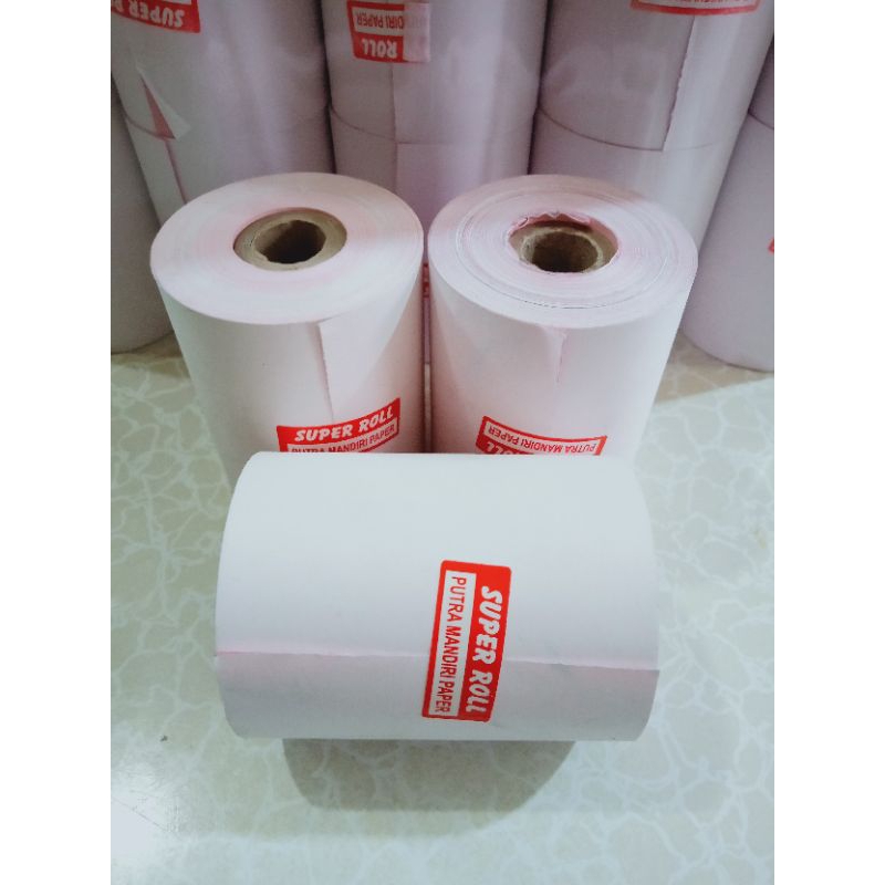 

kertas HVS 2 ply struk kasir uk.75x60 struk kasir