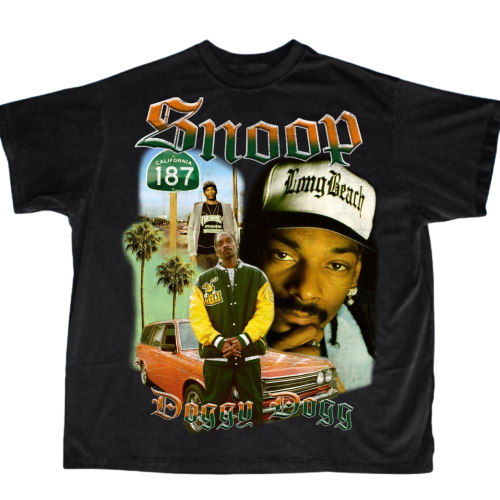 Tshirt Kaos Oversize Snoop Doggy Dogg Bootleg Vintage Tee