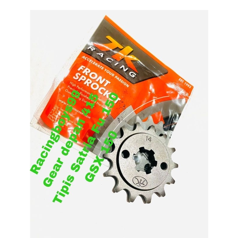 Gear depan 415 tipis Staria fu 150 GSX 150 Tk Racing