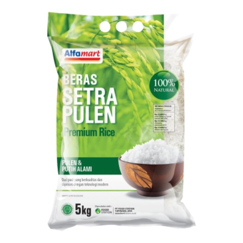 

Beras Alfamart 5 kg pulen