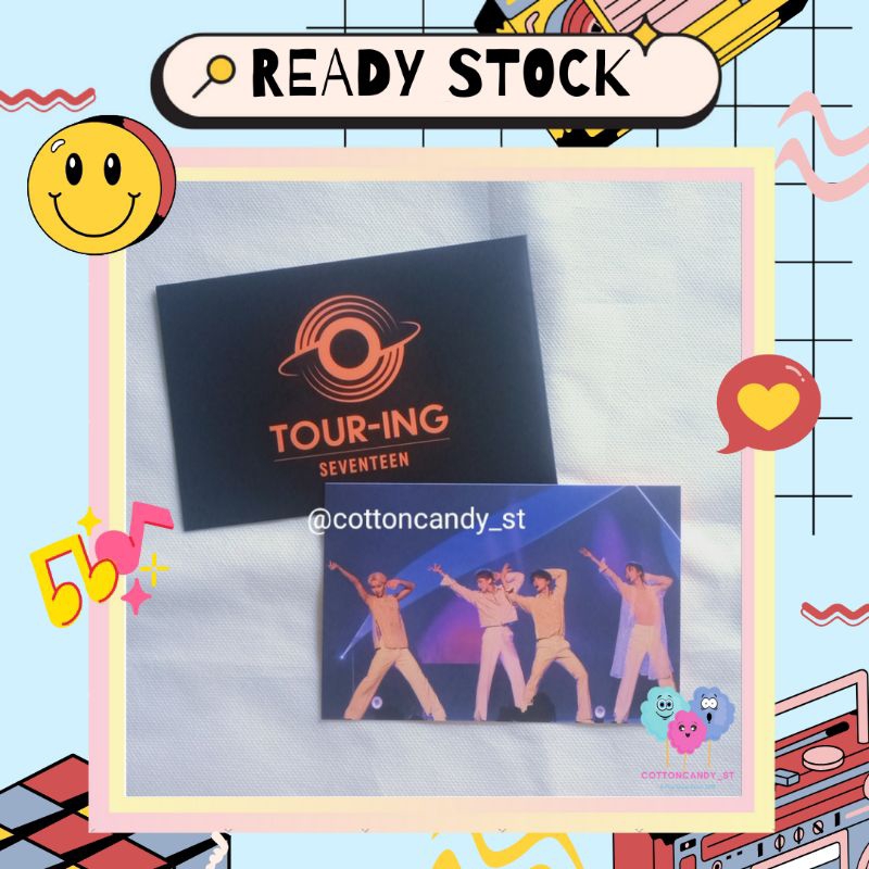 [READY STOCK] SEVENTEEN BE THE SUN TOURING GIFT / PERFORMANCE UNIT POSTCARD