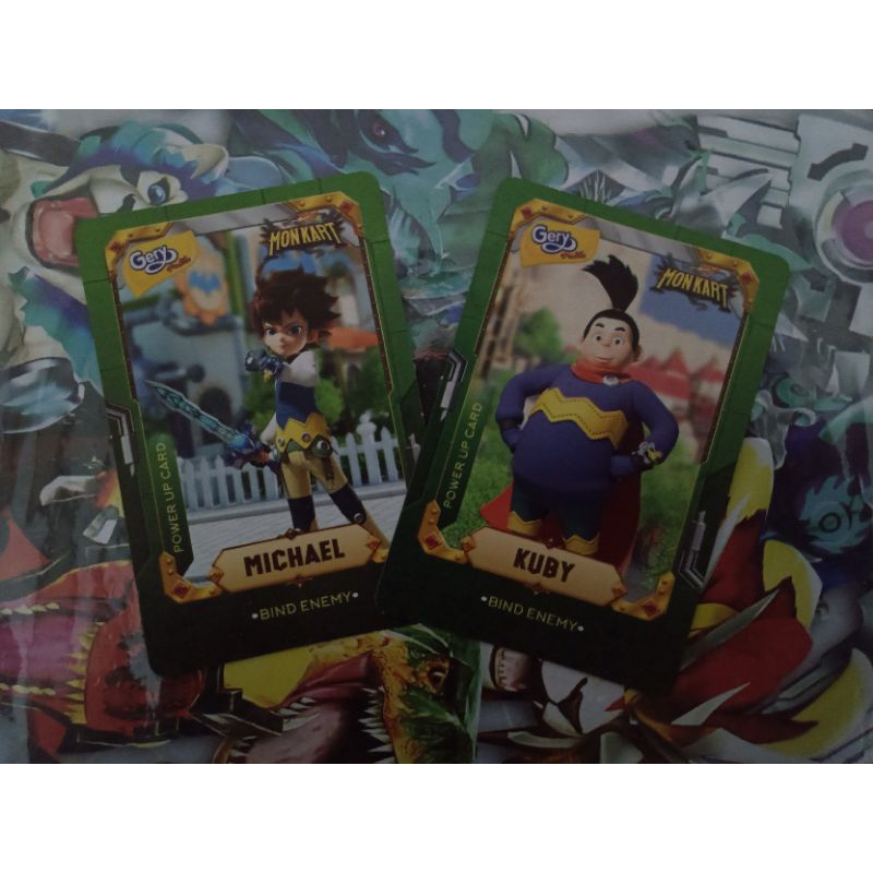Kartu Gery Pasta Monkart Michael Dan Kuby