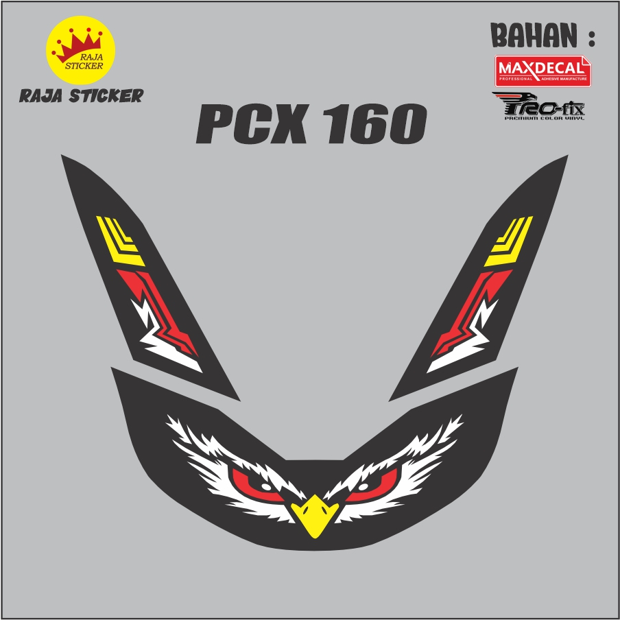 stiker lampu pcx 160 2021