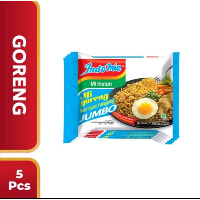 

5 BUNGKUS - Indomie Goreng Rasa Ayam Panggang
