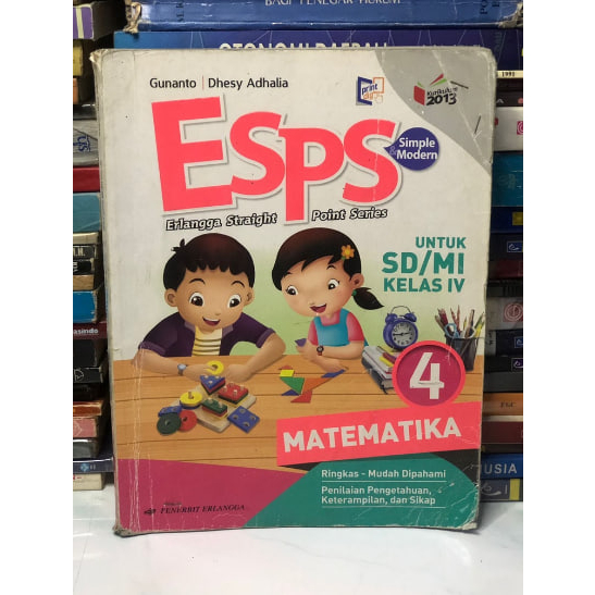buku ESPS MateMatika untuk SD kelas 4
