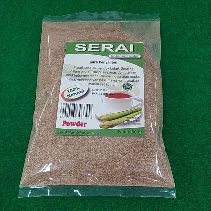 

Serai Alami Bubuk Serbuk Powder Asli Murni Denpasar Bali