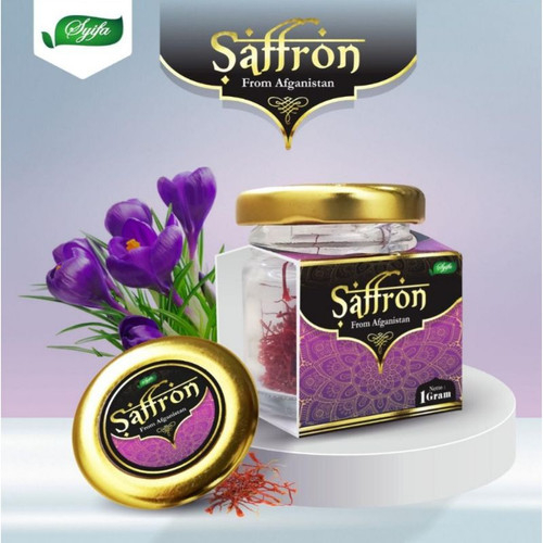 

Saffron 1 Gram Super Negin Afghanistan Syifa