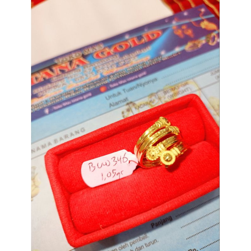 cincin emas model dubai | cincin emas asli 16k BCW 346