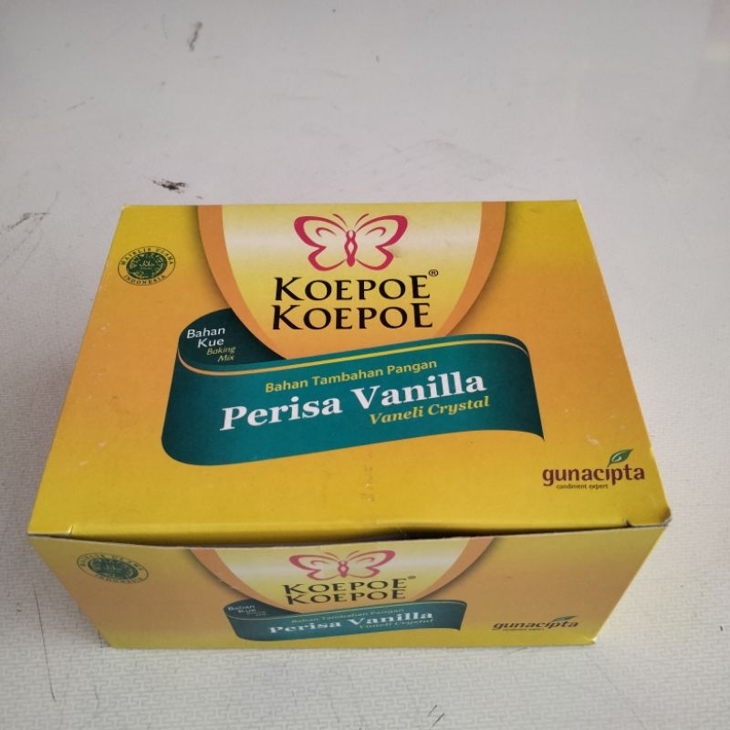

Koepoe-koepoe perisa vanila kemasan box