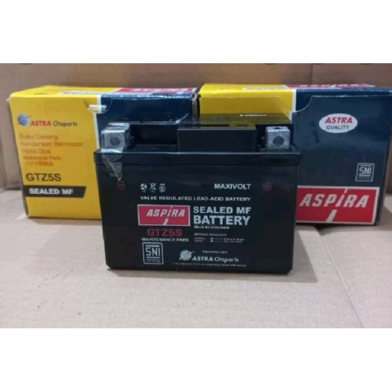 Aki kering beat batre kering beat fi karisma aki gtz5 murah