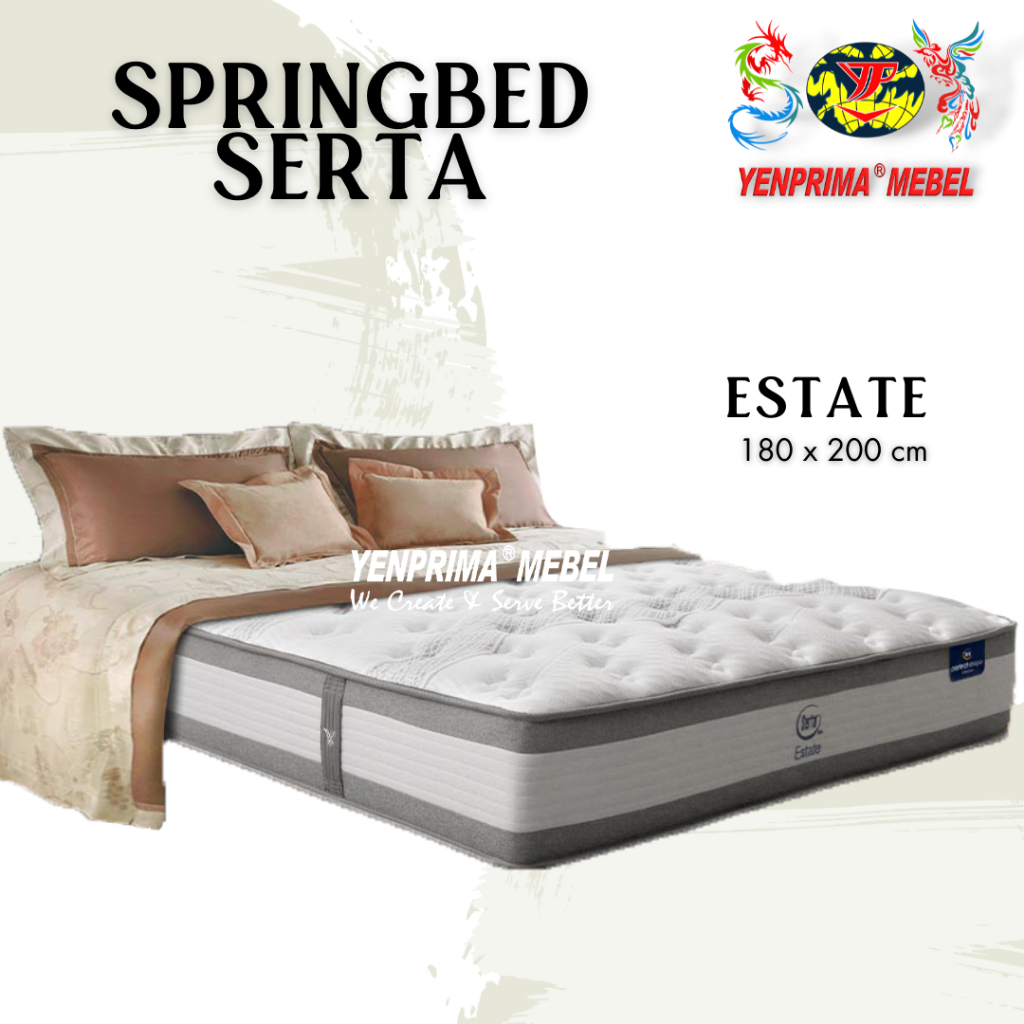 Springbed Serta Estate 180x200 / Springbed Serta / Springbed / Promo