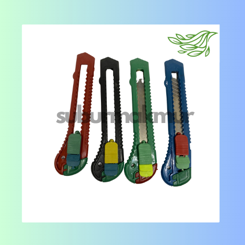 

Pisau Cutter Besar Doff Warna Warni Murah - Alat Pemotong Tajam - Per Pcs BEST SELLER