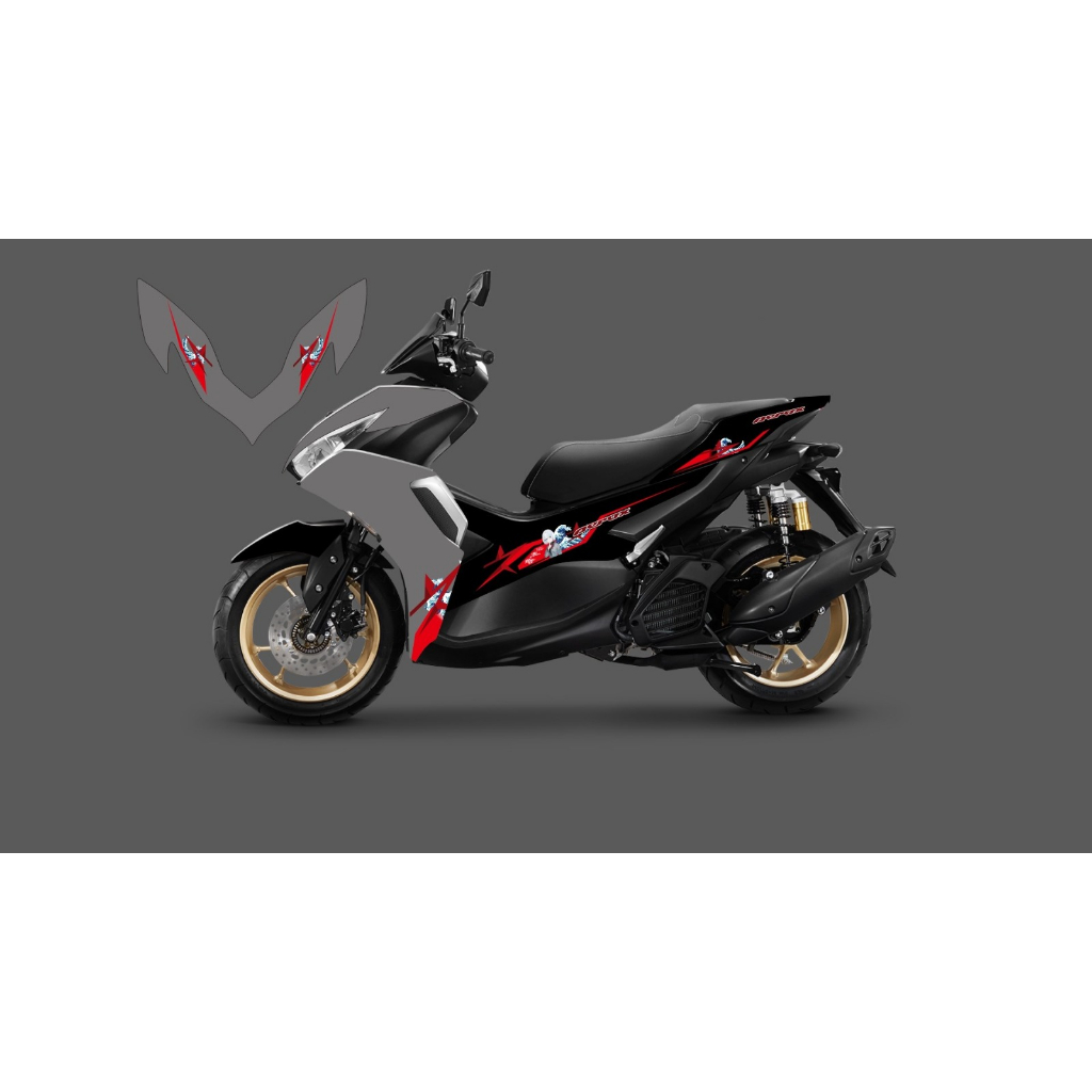 STRIPING TRANSPARAN MOTIF ANIME YAMAHA AEROX NEW 155
