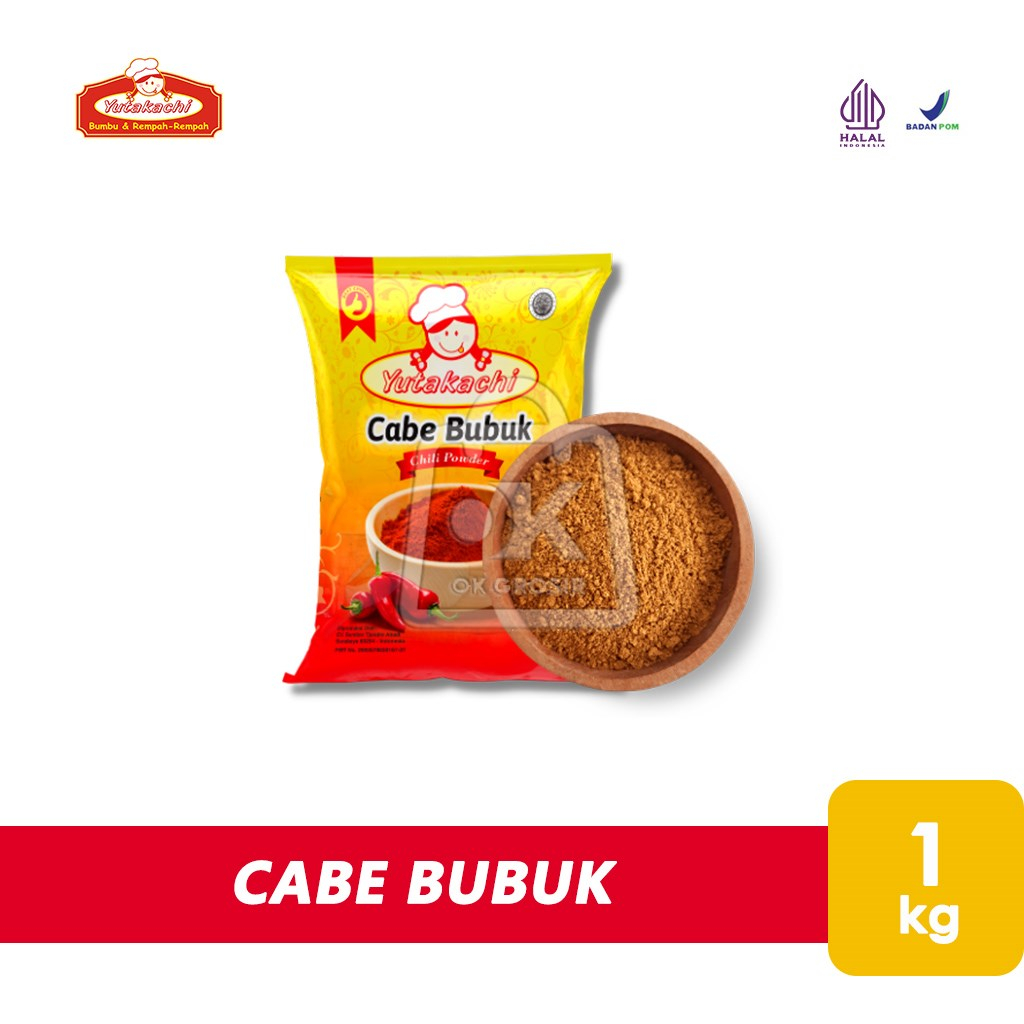 

Cabe Bubuk Biasa Yutakachi Chili Powder Cabe Bubuk India (Asli 1kg)