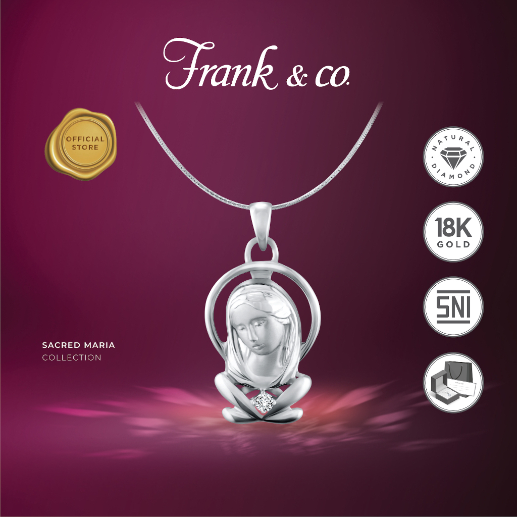 Frank & co. Sacred Maria Two Tone Pendant