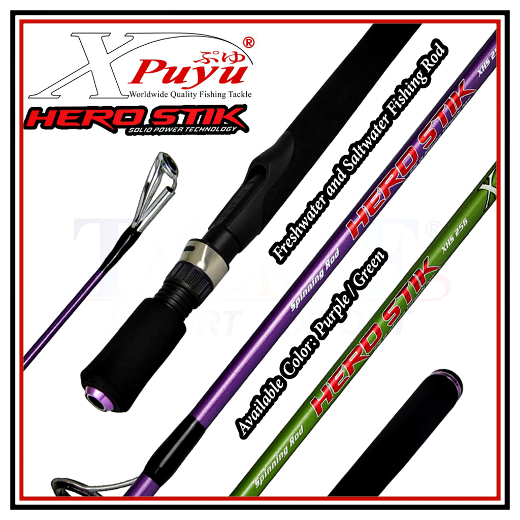Joran Dasaran Xpuyu Hero Stik 602 Carbon Butt Joint Purple