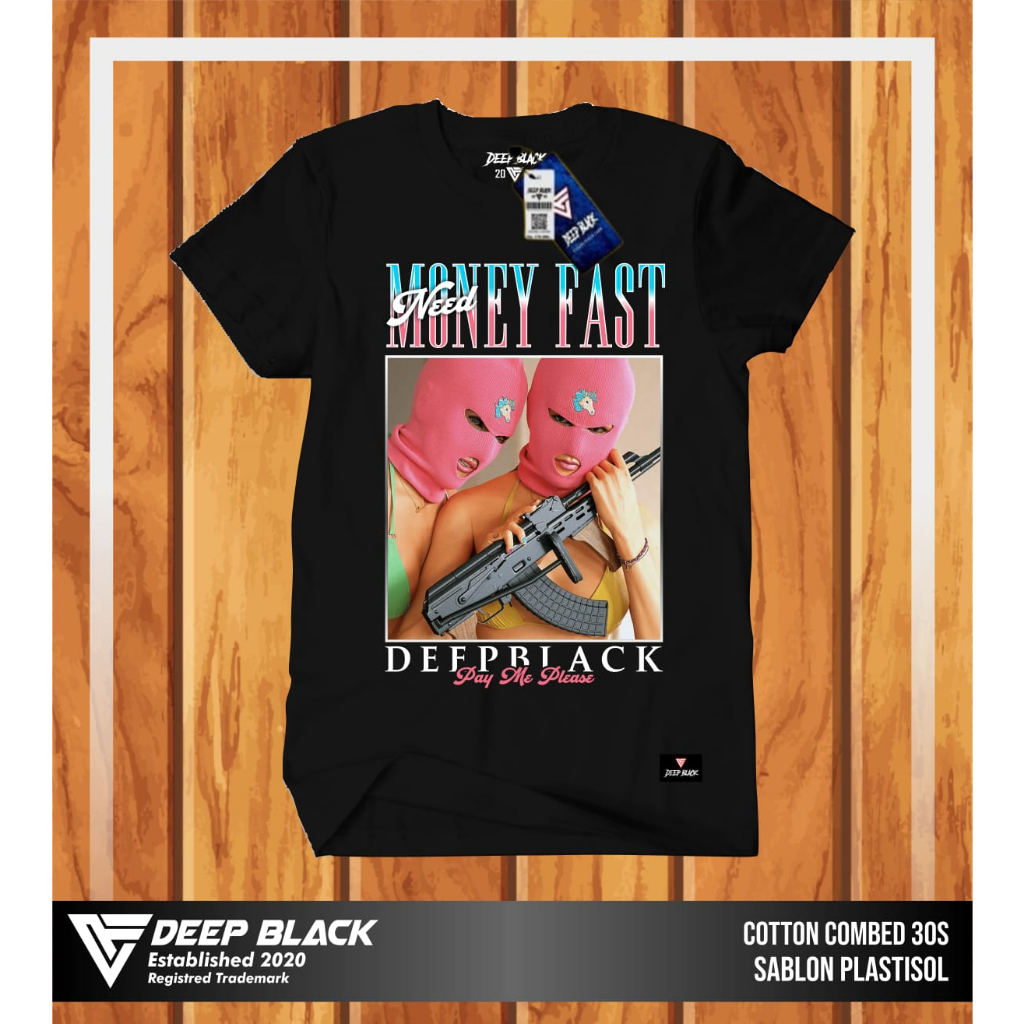 KAOS DEEPBLACK DISTRO ORIGINAL TERPAPORITE NEW COMBED KNITO