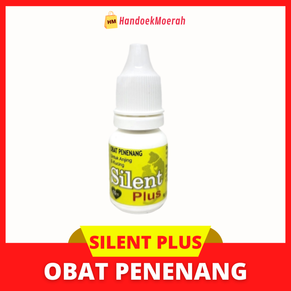 SILENT PLUS 10ml / Obat Penenang Kucing & Anjing Murah