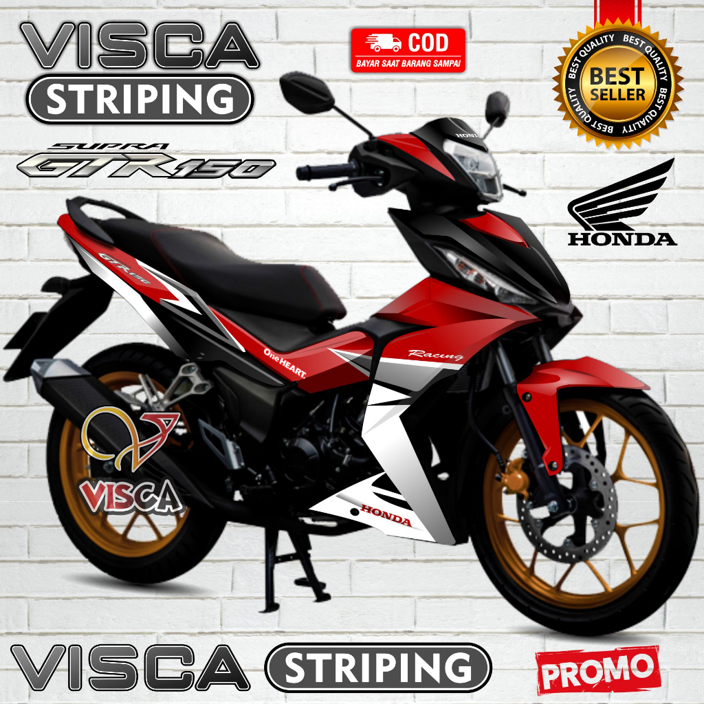 Decal Supra GTR Full Body - Stiker Supra GTR 150 Full Body - Dekal Supra GTR Full Body - Striping Su