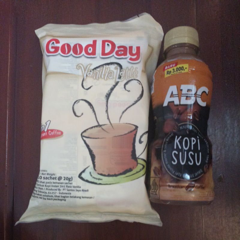 

GOOD DAY vanila latte+kopi abc