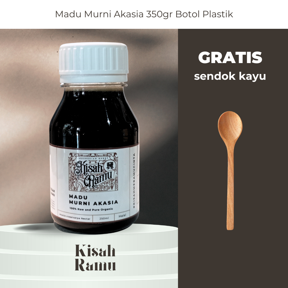 

Kisah Ramu Madu Hutan Akasia Carpa 380g | Indonesia Raw Pure Forest Honey | FREE SENDOK KAYU. Vitamin Alami Daya Tahan Tubuh & Deep Sleep