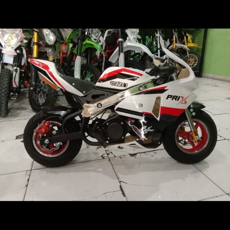 Mini Motor Medium Mini GP Pocket Bike 50cc 2tak New Model 2023 Not Lenka