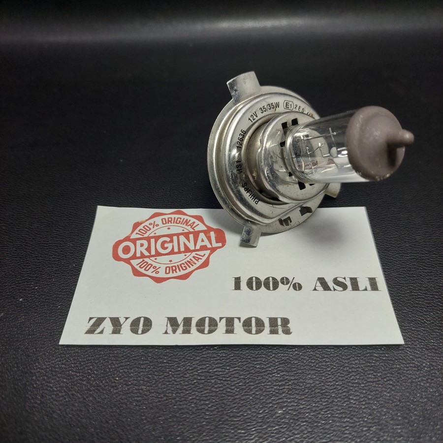 BOHLAM DEPAN MOTOR VIXION VERZA CB150R ORIGINAL 100% PHILIPS H4 PNP