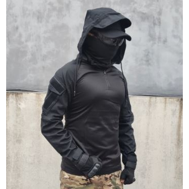 Kaos Combat Shirt BDU 732 Baju Tactical Hoodie Lengan Panjang