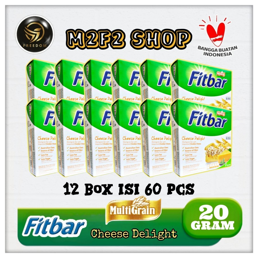 

Fitbar Multigrain Bar With Cheddar | Cheese Delight | Keju - 20 gr (Kemasan 12 Box)