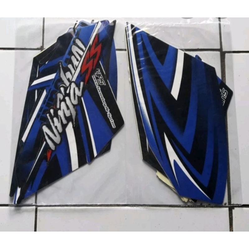 striping standar ninja ss 2011 biru