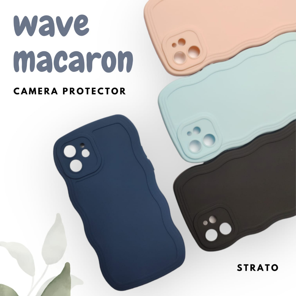 Wave Macaron Case - Samsung A21 A31 A33 A34  A52 A53 A54 A71 A72 A73