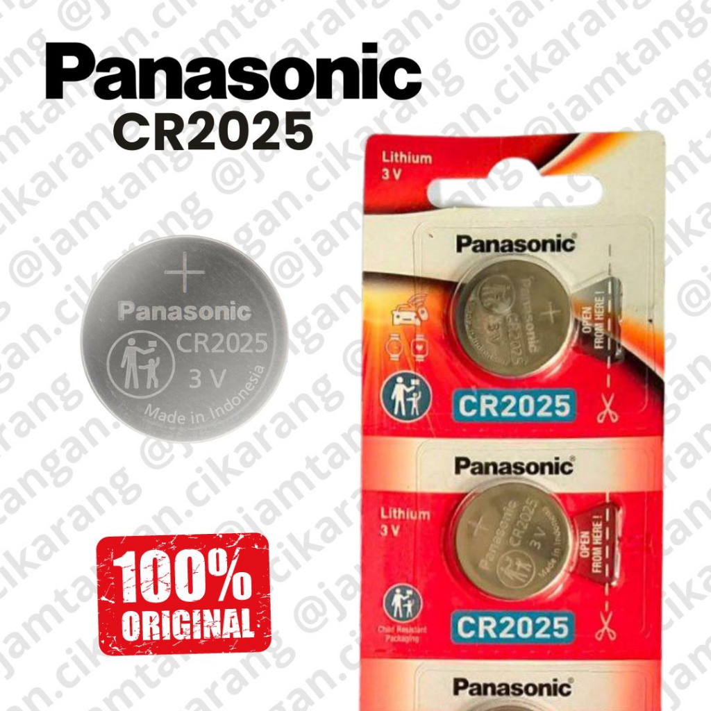 Baterai Jam Tangan Panasonic CR2025 Original