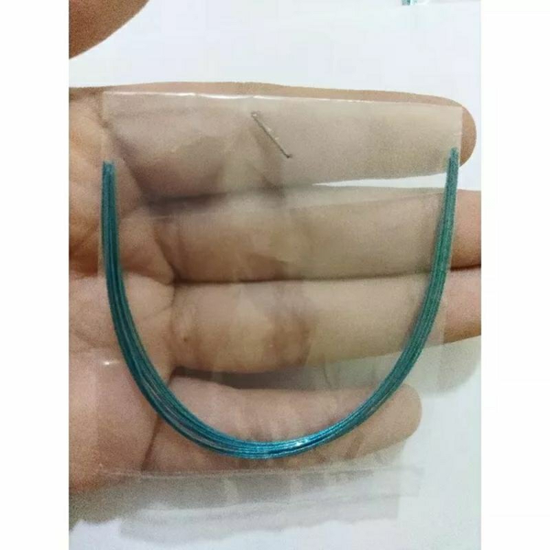 Kawat Warna Biru Toska / 02 / Kawat Behel / Kawat Fashion