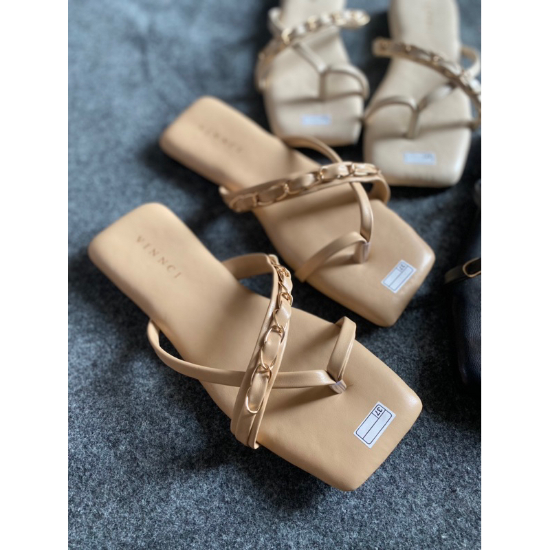 Lucia Lexie sandal santai sandal teplek ready size 37 - 40