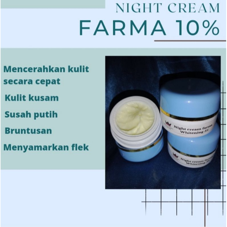 CREAM MALAM FARMA GLOW 10% CREAM FARMA WDC CREAM FLEK HITAM CREAM PEMUTIH KULIT CREAM AMAN BUSUI BUM